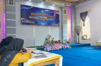 Ukur Pemahaman Kitab Kuning Siswa Kelas 12, MA Islamiyah Malo Gelar Munaqosah Bahasa Arab